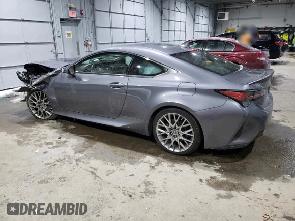 2019 Lexus RC 300 with VIN JTHS85BC5K5005043, listed as a Copart auction lot 87729815 with 63,341 mi miles and Salvage title. Bid and sale history available at DreamBid. Image 2.