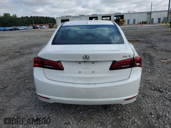 2017 Acura TLX with VIN 19UUB1F35HA005446, listed as a Copart auction lot 60146105 with 67,352 mi miles and Salvage title. Bid and sale history available at DreamBid. Image 6.