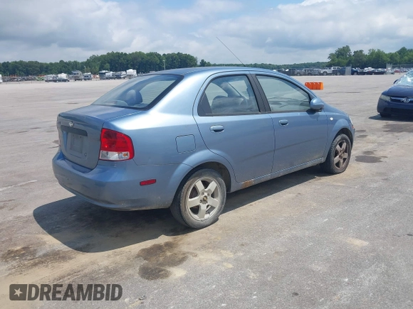 2006 Chevrolet Aveo LT with VIN KL1TG56686B665623, listed as a IAAI auction lot 42743668 with 163,963 mi miles and . Bid and sale history available at DreamBid. Image 4.