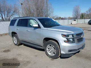 2018 Chevrolet Tahoe LT with VIN 1GNSKBKC3JR195215, listed as a IAAI auction lot 41847254 with 67,328 mi miles. Bid and sale history available at carsss.com. Image 1.