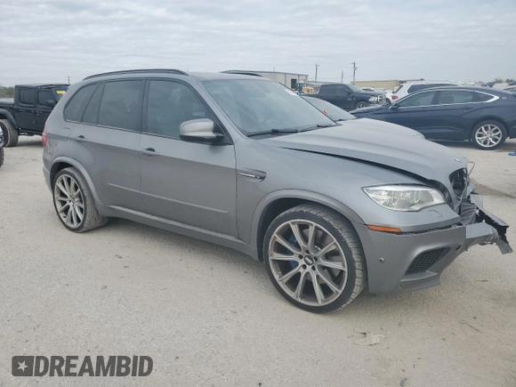 2013 BMW X5 M with VIN 5YMGY0C55D0C11953, listed as a Copart auction lot 72042214 with 72,407 mi miles and Salvage Title. Bid and sale history available at carsss.com. Image 4.