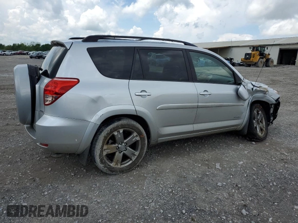 2008 Toyota RAV4 Sport with VIN JTMBK32V185056847, listed as a Copart auction lot 55513695 with 205,866 mi miles and Salvage title. Bid and sale history available at DreamBid. Image 3.