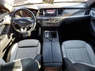 2018 Genesis G80 3.3T Sport with VIN KMHGN4JB8JU248512, listed as a Copart auction lot 69330014 with 43,992 mi miles and Salvage Title. Bid and sale history available at carsss.com. Image 8.