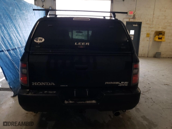 2012 Honda Ridgeline Sport with VIN 5FPYK1F7XCB457001, listed as a Copart auction lot 81421164 with 114,238 mi miles and Salvage Title. Bid and sale history available at carsss.com. Image 6.