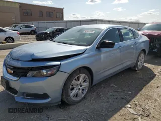 2015 Chevrolet Impala LS with VIN 1G11Z5SL2FU123405, listed as a Copart auction lot 50197535 with 127,383 mi miles and Salvage Title. Bid and sale history available at DreamBid. Image 1.