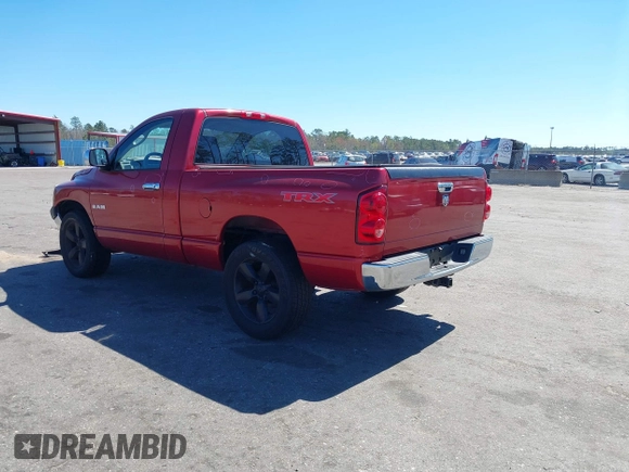 2008 Dodge 1500 ST with VIN 1D7HA16K58J199220, listed as a IAAI auction lot 41743950 with 71,214 mi miles and . Bid and sale history available at DreamBid. Image 3.