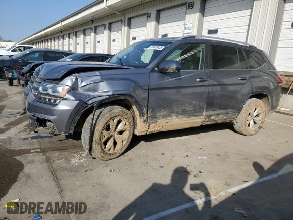 2018 Volkswagen Atlas SE with VIN 1V2CP2CAXJC595138, listed as a Copart auction lot 53456855 with 161,976 mi miles and Clean title. Bid and sale history available at DreamBid. Image 1.