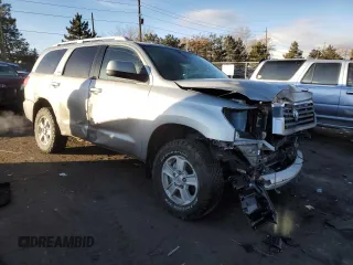 2020 Toyota Sequoia SR5 with VIN 5TDBY5G17LS174999, listed as a Copart auction lot 88127315 with 24,743 mi miles and Salvage Title. Bid and sale history available at carsss.com. Image 4.