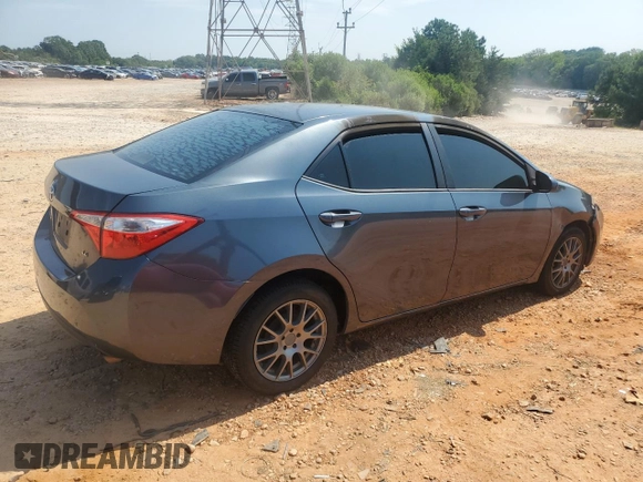 2014 Toyota Corolla L with VIN 5YFBURHE7EP153120, listed as a Copart auction lot 62824405 with Not provided miles and Salvage title. Bid and sale history available at DreamBid. Image 3.