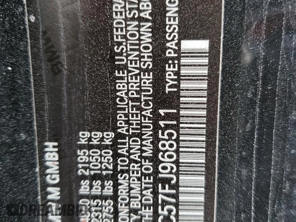2015 BMW M4 with VIN WBS3U9C57FJ968511, listed as a Copart auction lot 49293404 with 0 mi miles. Bid and sale history available at carsss.com. Image 14.