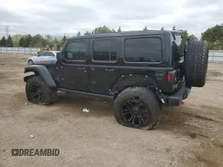 2021 Jeep Wrangler Unlimited Rubicon z VIN 1C4HJXFN1MW793064, wystawiony jako Copart lot #55643305 z przebiegiem 51 944 mil mil oraz Szkoda całkowita • Salvage title. Historia ofert i sprzedaży dostępna na DreamBid. Obrazek 2.
