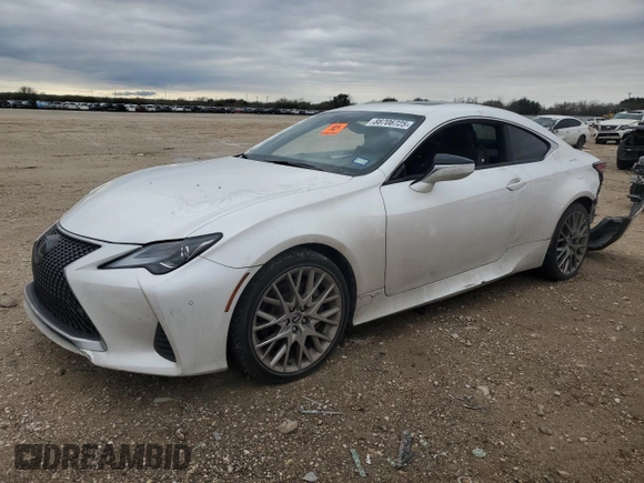 2021 Lexus RC 350 z VIN JTHDZ5BC1M5023886, wystawiony jako Copart lot #88706725 z przebiegiem 46 931 mil mil oraz Szkoda całkowita • Salvage title. Historia ofert i sprzedaży dostępna na DreamBid. Obrazek 1.