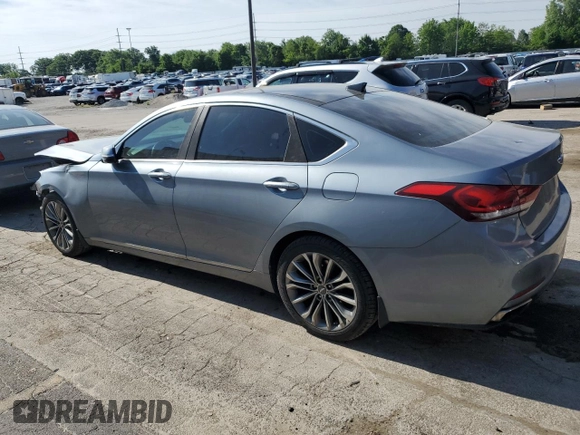 2015 Hyundai Genesis 3.8L with VIN KMHGN4JEXFU083886, listed as a Copart auction lot 55992724 with 156,303 mi miles and Salvage Title. Bid and sale history available at carsss.com. Image 2.