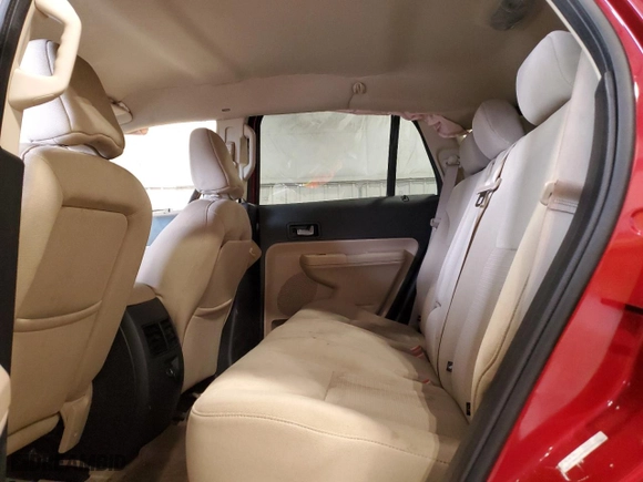 2008 Ford Edge SEL with VIN 2FMDK38C58BA26465, listed as a Copart auction lot 51002315 with 0 mi miles and Non Repairable. Bid and sale history available at carsss.com. Image 11.