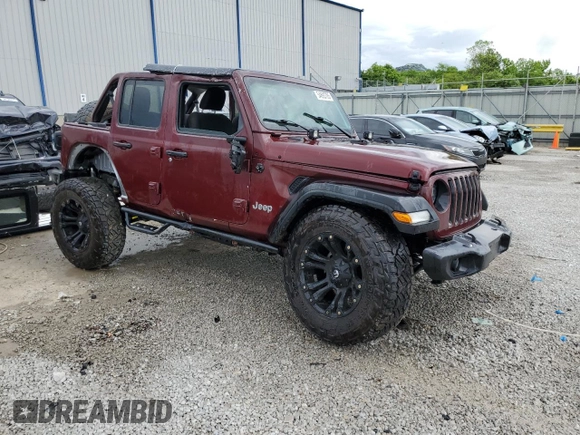 2018 Jeep Wrangler Unlimited Sport S с VIN 1C4HJXDG9JW320898, выставлен на аукционе Copart как лот 54693785 с пробегом 101 380 миль миль и Списание • Salvage title. История ставок и продаж доступна на DreamBid. Изображение 4.