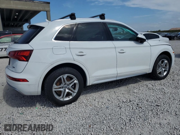 2019 Audi Q5 Premium with VIN WA1ANAFY4K2094927, listed as a Copart auction lot 53795045 with 61,342 mi miles and Non repairable. Bid and sale history available at DreamBid. Image 3.