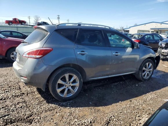 2014 Nissan Murano LE with VIN JN8AZ1MU4EW418809, listed as a Copart auction lot 49585985 with 130,694 mi miles and Salvage Title. Bid and sale history available at carsss.com. Image 3.