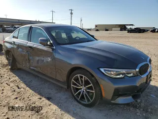 2020 BMW 3 Series 330i xDrive with VIN 3MW5R7J08L8B36516, listed as a Copart auction lot 53005595 with 55,841 mi miles and Salvage title. Bid and sale history available at DreamBid. Image 4.