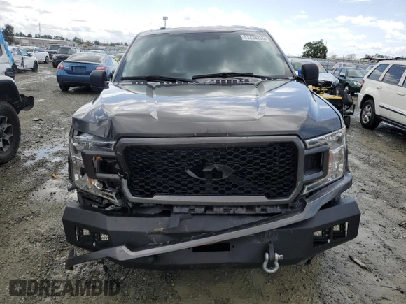 2018 Ford F-150 XL with VIN 1FTEW1CP7JKE15048, listed as a Copart auction lot 51328255 with 146,938 mi miles and Salvage Title. Bid and sale history available at carsss.com. Image 5.