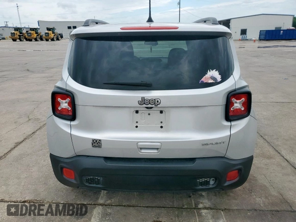 2018 Jeep Renegade Sport with VIN ZACCJAAB4JPG90198, listed as a Copart auction lot 54666365 with 100,561 mi miles and Salvage Title. Bid and sale history available at DreamBid. Image 6.