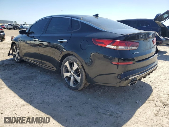 2019 Kia Optima S with VIN 5XXGT4L30KG364875, listed as a Copart auction lot 46791325 with 111,223 mi miles and Salvage Title. Bid and sale history available at carsss.com. Image 2.