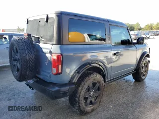 2024 Ford Bronco Black Diamond with VIN 1FMDE1AH5RLA05733, listed as a Copart auction lot 82016644 with 3,629 mi miles and Salvage Title. Bid and sale history available at DreamBid. Image 3.
