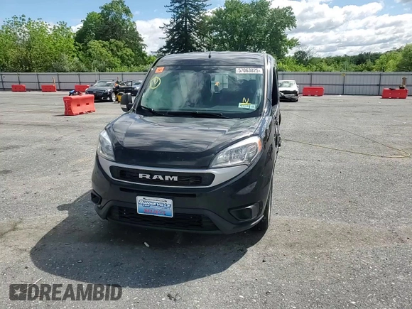 2022 Ram ProMaster City Cargo Tradesman with VIN ZFBHRFAB3N6X32996, listed as a Copart auction lot 57063825 with Not provided miles and Salvage title. Bid and sale history available at DreamBid. Image 13.