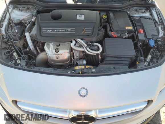 2014 Mercedes-Benz CLA 45 AMG with VIN WDDSJ5CB8EN122458, listed as a Copart auction lot 50528055 with 74,961 mi miles and Salvage title. Bid and sale history available at DreamBid. Image 11.