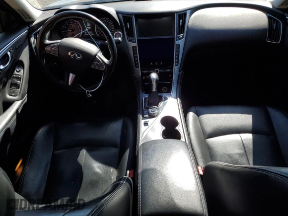 2016 Infiniti Q50 2.0t Premium with VIN JN1CV7AR1GM252477, listed as a Copart auction lot 50383735 with 162,622 mi miles and Salvage Title. Bid and sale history available at carsss.com. Image 8.