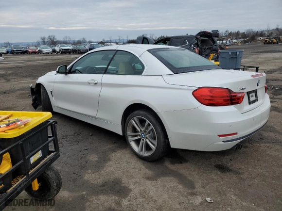 2016 BMW 4 Series 428i xDrive with VIN WBA3T1C58GP823856, listed as a Copart auction lot 88325535 with 45,135 mi miles and Salvage Title. Bid and sale history available at carsss.com. Image 2.