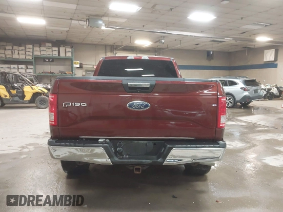 2017 Ford F-150 XL with VIN 1FTFW1EF0HFA15361, listed as a IAAI auction lot 41475384 with 94,736 mi miles and . Bid and sale history available at DreamBid. Image 17.