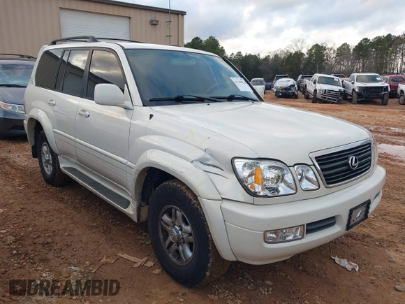 2000 Lexus LX 470 z VIN JT6HT00W9Y0103225, wystawiony jako IAAI lot #41148826 z przebiegiem 270 351 mil mil oraz . Historia ofert i sprzedaży dostępna na DreamBid. Obrazek 1.
