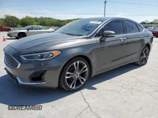 2019 Ford Fusion Titanium with VIN 3FA6P0D98KR123889, listed as a Copart auction lot 53515925 with 172,596 mi miles and Clean title. Bid and sale history available at DreamBid. Image 1.