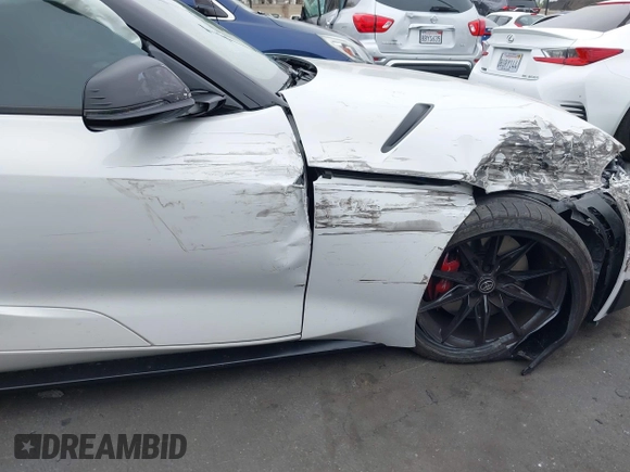 2024 Toyota Supra 3.0 with VIN WZ1DB0G09RW068052, listed as a IAAI auction lot 42164218 with 8,694 mi miles and . Bid and sale history available at DreamBid. Image 12.