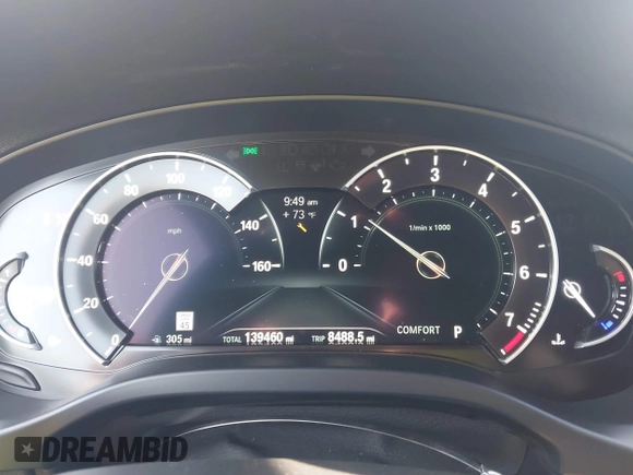 2019 BMW X4 xDrive30i with VIN 5UXUJ3C50KLG55026, listed as a IAAI auction lot 42413208 with 139,460 mi miles and . Bid and sale history available at DreamBid. Image 7.