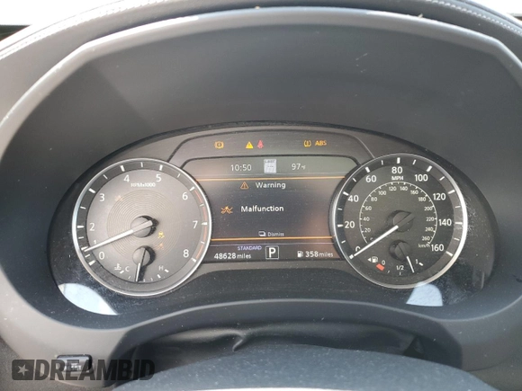 2021 Infiniti QX50 SENSORY with VIN 3PCAJ5CB9MF105686, listed as a Copart auction lot 60119404 with 48,628 mi miles and Salvage Title. Bid and sale history available at carsss.com. Image 9.