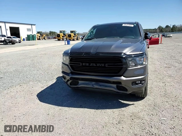 2021 Ram 1500 Big Horn with VIN 1C6SRFBT8MN586455, listed as a Copart auction lot 49481665 with 57,793 mi miles and Salvage Title. Bid and sale history available at carsss.com. Image 11.