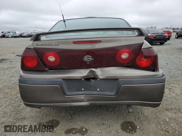 2003 Chevrolet Impala LS z VIN 2G1WH55K839330157, wystawiony jako Copart lot #59567885 z przebiegiem 36 931 mil mil oraz Szkoda całkowita • Salvage title. Historia ofert i sprzedaży dostępna na DreamBid. Obrazek 6.