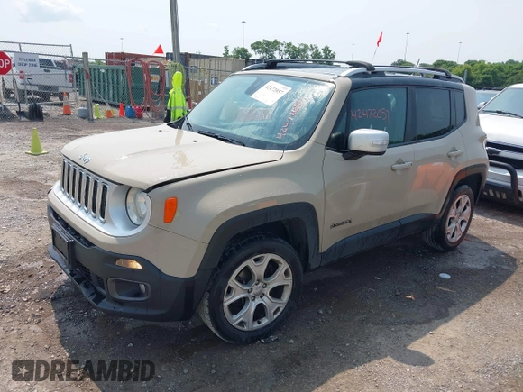 2016 Jeep Renegade Limited with VIN ZACCJBDT4GPD35969, listed as a IAAI auction lot 42472057 with 101,690 mi miles and . Bid and sale history available at DreamBid. Image 18.