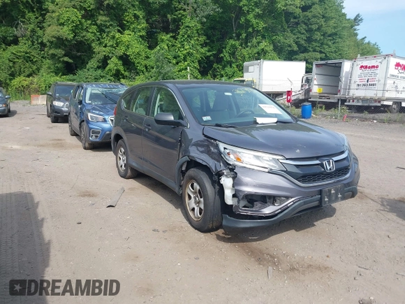 2016 Honda CR-V LX with VIN 2HKRM4H36GH659845, listed as a IAAI auction lot 39713978 with 84,757 mi miles. Bid and sale history available at carsss.com. Image 1.