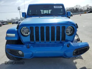 2022 Jeep Gladiator Overland with VIN 1C6HJTFG6NL124535, listed as a Copart auction lot 45988595 with 17,151 mi miles and Salvage title. Bid and sale history available at DreamBid. Image 5.