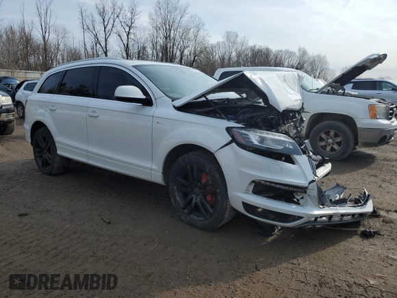 2015 Audi Q7 Vorsprung Edition with VIN WA1WGCFE2FD022264, listed as a Copart auction lot 52585555 with 151,348 mi miles and Clean title. Bid and sale history available at DreamBid. Image 4.