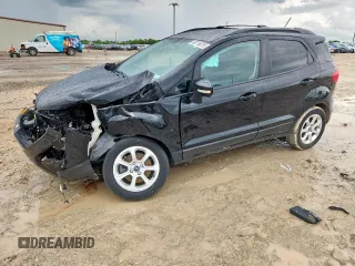 2018 Ford EcoSport SE с VIN MAJ3P1TE5JC205390, выставлен на аукционе Copart как лот 60716375 с пробегом 78 575 миль миль и Списание • Salvage title. История ставок и продаж доступна на DreamBid. Изображение 1.
