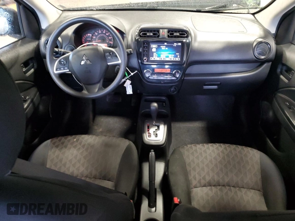 2022 Mitsubishi Mirage ES z VIN ML32AUHJ8NH006084, wystawiony jako Copart lot #58522195 z przebiegiem 54 361 mil mil oraz Czysty tytuł • Clean title. Historia ofert i sprzedaży dostępna na DreamBid. Obrazek 8.