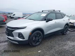 2022 Chevrolet Blazer LT with VIN 3GNKBJRS5NS146110, listed as a IAAI auction lot 41528562 with 27,761 mi miles and . Bid and sale history available at DreamBid. Image 2.
