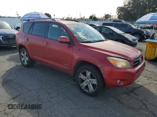 2006 Toyota RAV4 Sport with VIN JTMZD32V366019525, listed as a Copart auction lot 47143715 with 194,502 mi miles and Salvage Title. Bid and sale history available at carsss.com. Image 4.