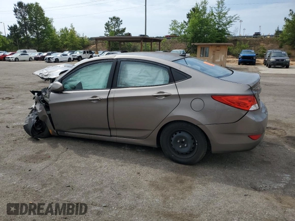 2013 Hyundai Accent GLS with VIN KMHCT4AE1DU504816, listed as a Copart auction lot 54314875 with Not provided miles and Salvage title. Bid and sale history available at DreamBid. Image 2.