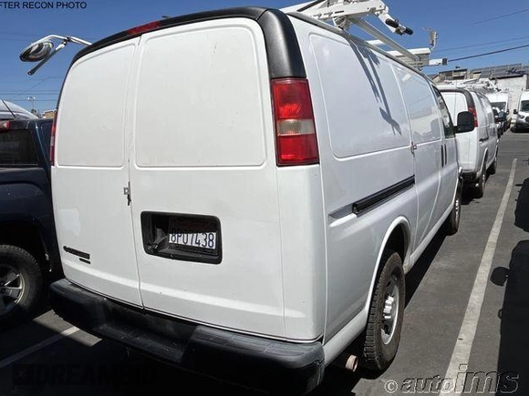 2014 Chevrolet Express Cargo with VIN 1GCWGFCA5E1181689, listed as a IAAI auction lot 42835597 with 157,826 mi miles and . Bid and sale history available at DreamBid. Image 2.