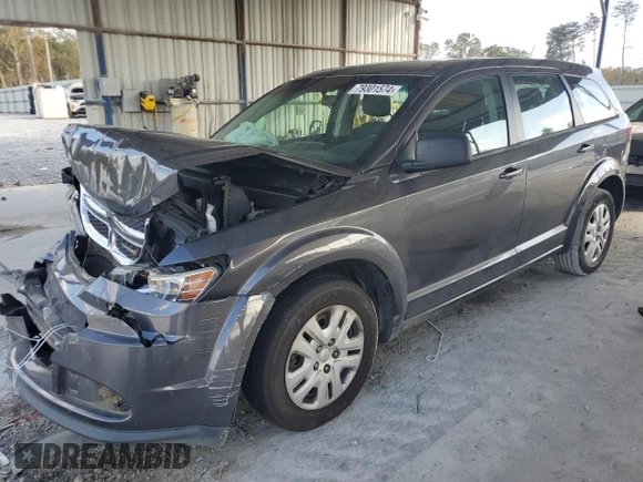 2014 Dodge Journey American Value Pkg with VIN 3C4PDCAB3ET216956, listed as a Copart auction lot 79301574 with 208,814 mi miles and Clean Title. Bid and sale history available at carsss.com. Image 1.