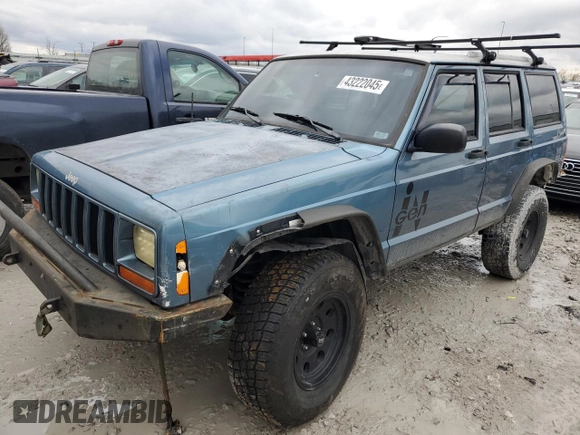 1999 Jeep Cherokee Sport with VIN 1J4FF68S4XL567848, listed as a Copart auction lot 43222045 with 280,178 mi miles and Salvage title. Bid and sale history available at DreamBid. Image 1.